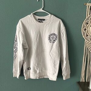 White Chrome Hearts Sweater